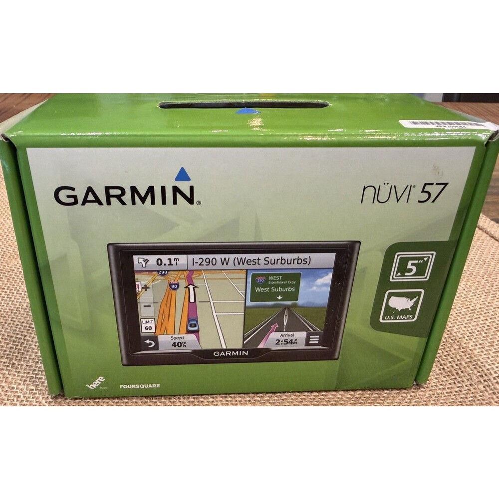 Garmin nüvi 57LM 5" Automotive Mountable GPS Navigator Works Great